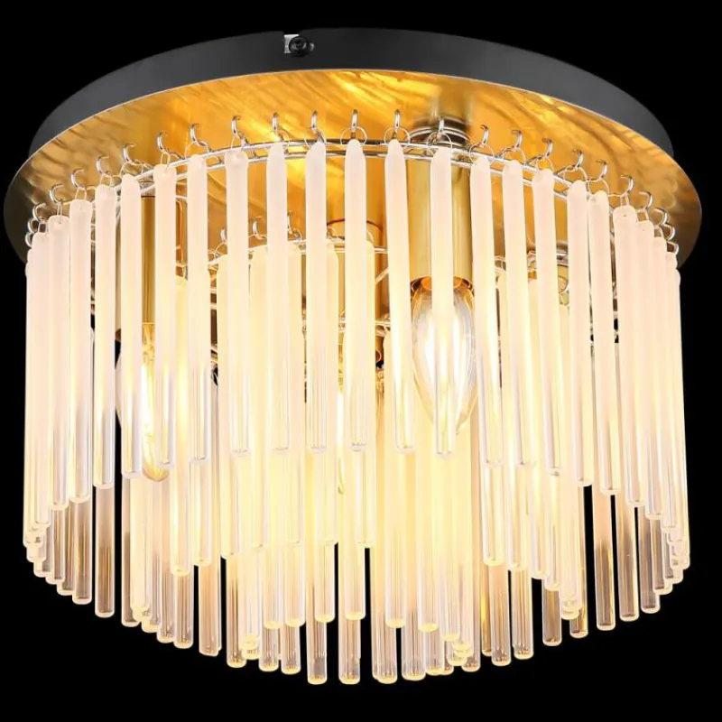 Lampes Dorées-Luminaires Globo Lighting Gorley Plafonnier Or, 5 lumières