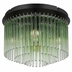 Luminaires Globo Lighting Gorley Plafonnier Chrome, Noir, 5 lumières