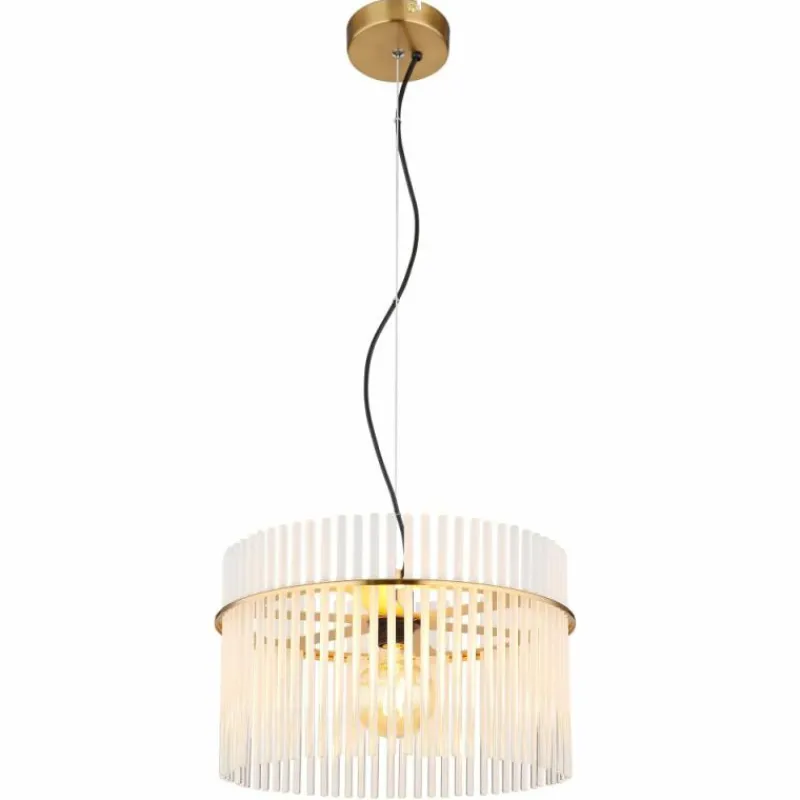 Lampes Dorées-Luminaires Globo Lighting Gorley Suspension Or, 1 lumière