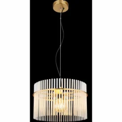 Lampes Dorées-Luminaires Globo Lighting Gorley Suspension Or, 1 lumière