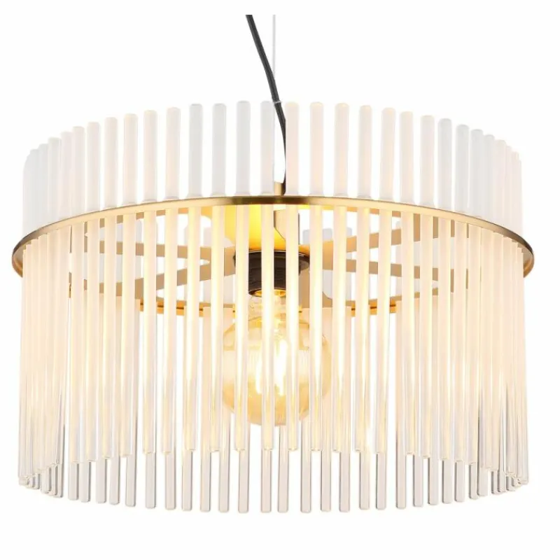 Lampes Dorées-Luminaires Globo Lighting Gorley Suspension Or, 1 lumière