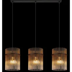 Luminaires Globo Lighting Gorley Suspension Noir, 3 lumières