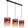 Luminaires Globo Lighting Gorley Suspension Noir, 3 lumières