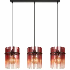 Luminaires Globo Lighting Gorley Suspension Noir, 3 lumières