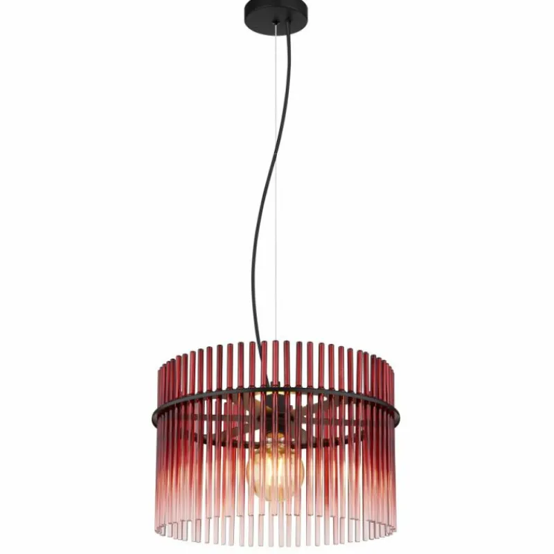 Luminaires Globo Lighting Gorley Suspension Noir, 1 lumière