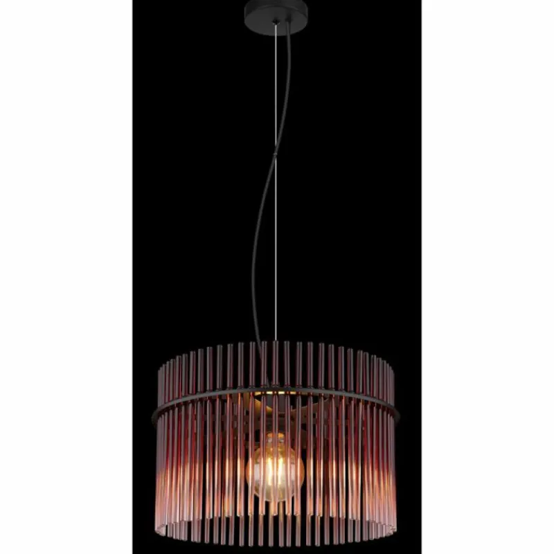 Luminaires Globo Lighting Gorley Suspension Noir, 1 lumière