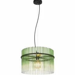 Luminaires Globo Lighting Gorley Suspension Noir, 1 lumière