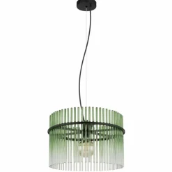 Luminaires Globo Lighting Gorley Suspension Noir, 1 lumière