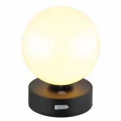 Luminaires Globo Lighting Grada Lampe à poser LED Noir, 1 lumière* Éclairage Led