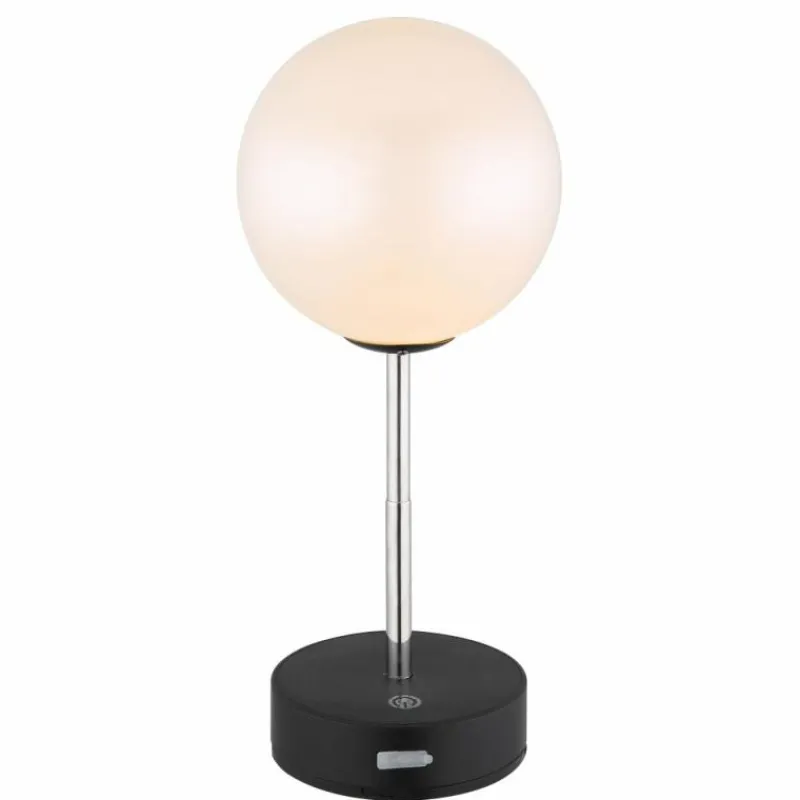 Luminaires Globo Lighting Grada Lampe à poser LED Noir, 1 lumière* Éclairage Led