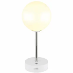 Luminaires Globo Lighting Grada Lampe à poser LED Blanc, 1 lumière* Éclairage Led