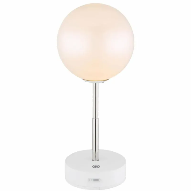 Luminaires Globo Lighting Grada Lampe à poser LED Blanc, 1 lumière* Éclairage Led