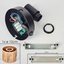 hofstein Granja Applique murale, Spot mural Noir, 1 lumière