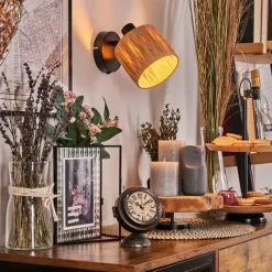 hofstein Granja Applique murale, Spot mural Noir, 1 lumière