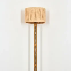 Luminaires Scandinaves-hofstein Granja Lampadaire Brun, Écru, Noir, 1 lumière