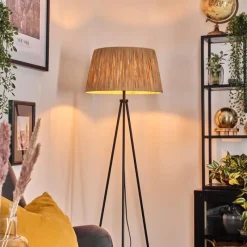 Luminaires Scandinaves-hofstein Granja Lampadaire Écru, 1 lumière