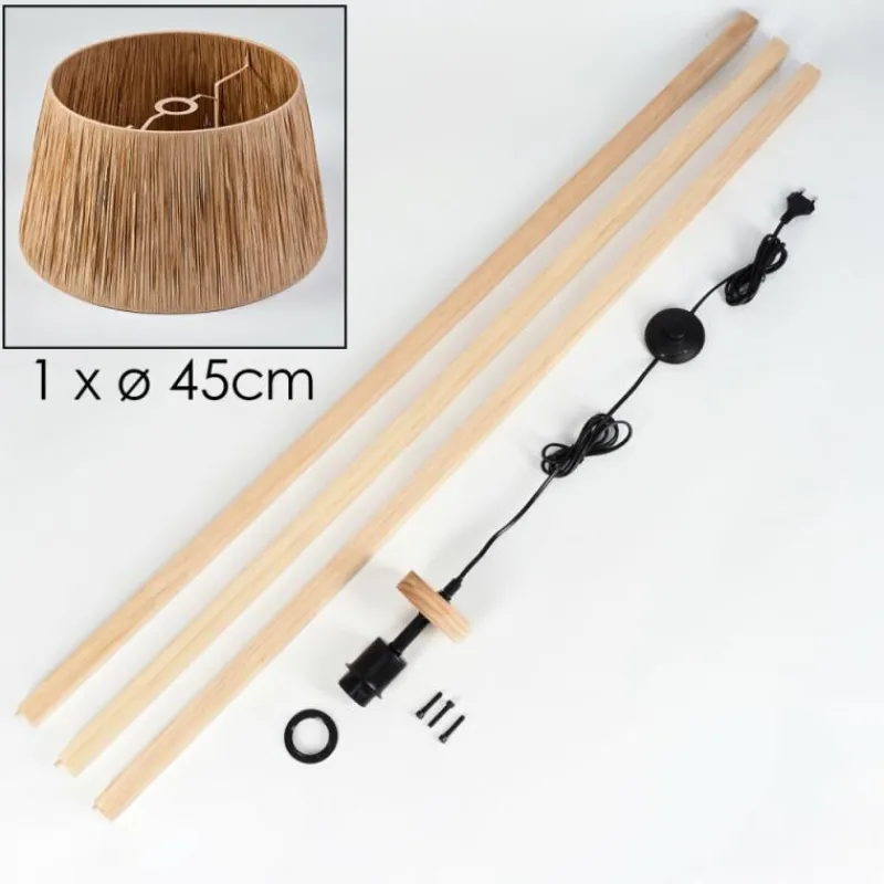 Luminaires Scandinaves-hofstein Granja Lampadaire Écru, 1 lumière