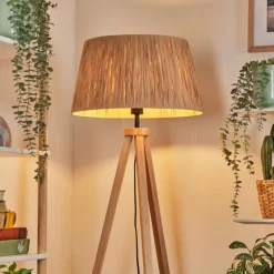 Luminaires Scandinaves-hofstein Granja Lampadaire Écru, 1 lumière