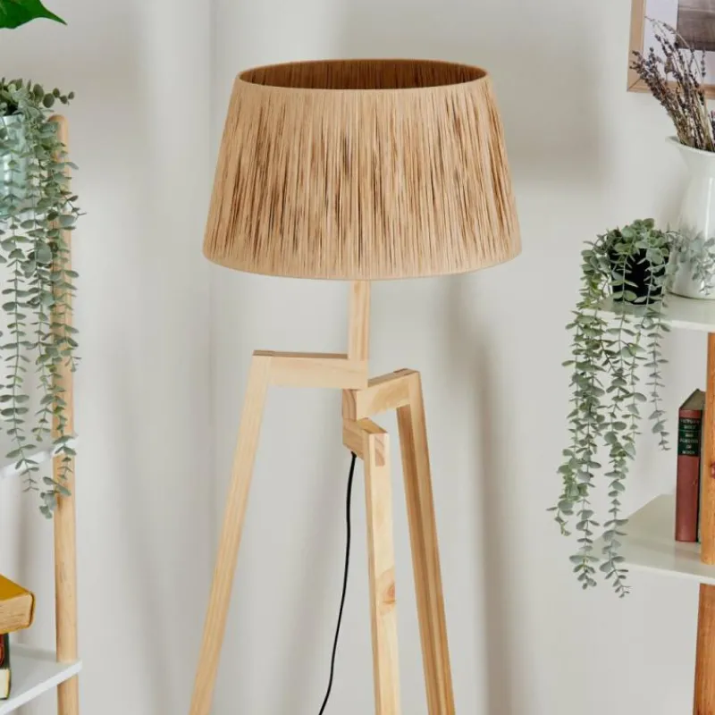 Luminaires Scandinaves-hofstein Granja Lampadaire Écru, 1 lumière