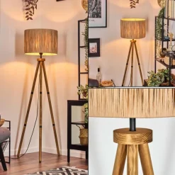 hofstein Granja Lampadaire Écru, 1 lumière