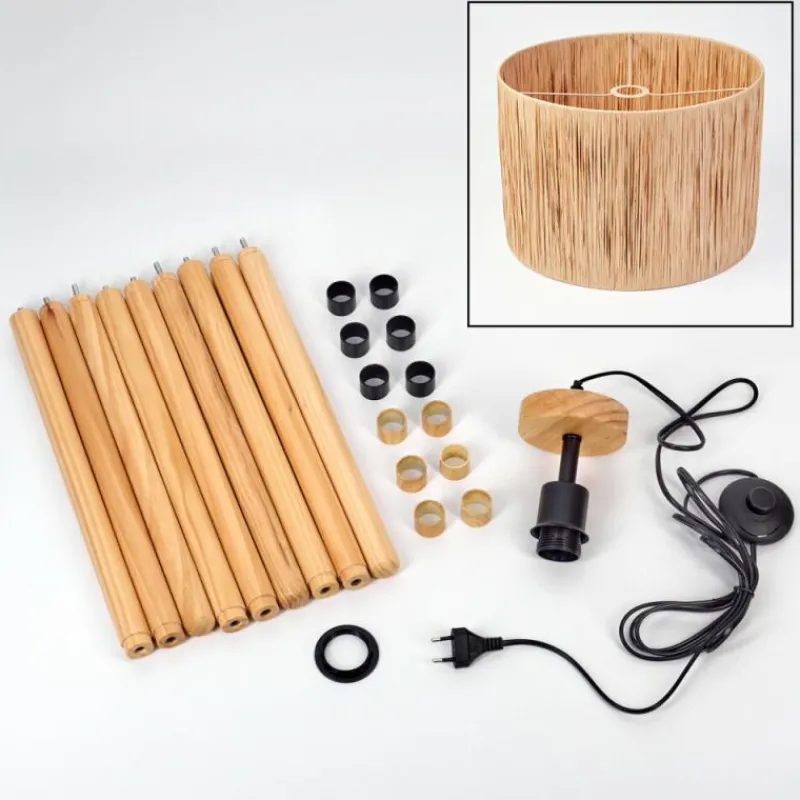 Luminaires Scandinaves-hofstein Granja Lampadaire Écru, 1 lumière