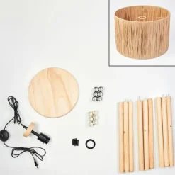 Luminaires Scandinaves-hofstein Granja Lampadaire Écru, 1 lumière