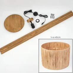 Luminaires Scandinaves-hofstein Granja Lampadaire Écru, 1 lumière