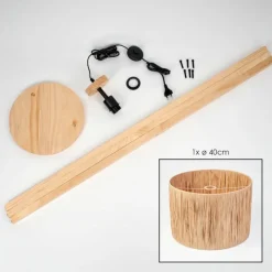 Luminaires Scandinaves-hofstein Granja Lampadaire Écru, 1 lumière