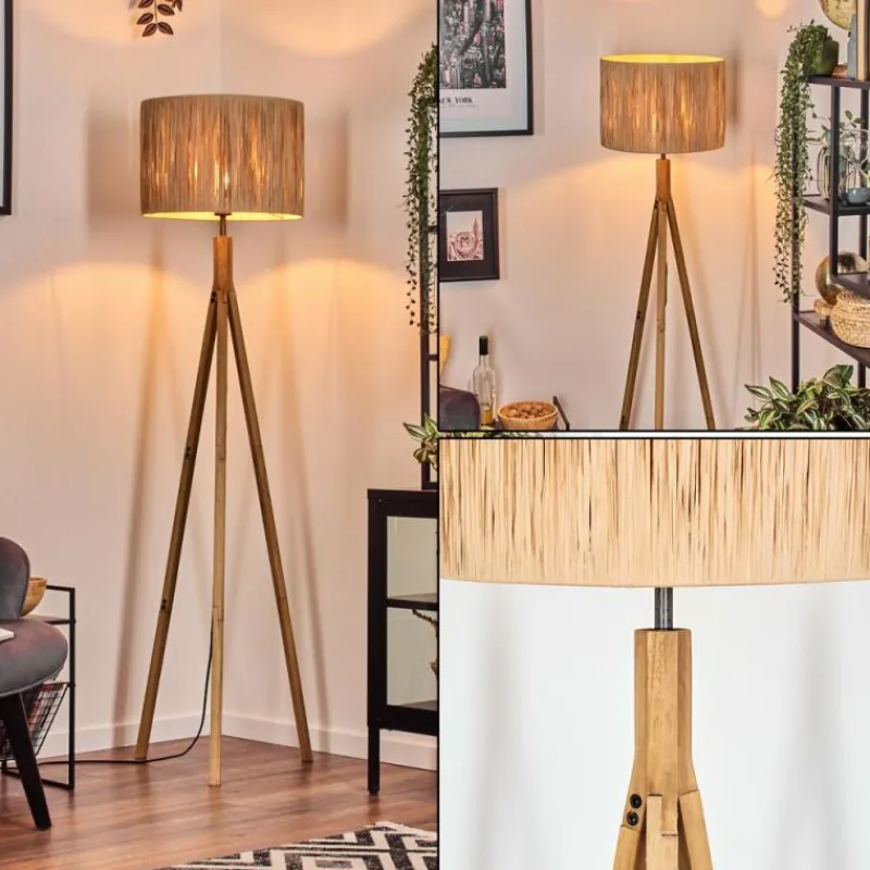 Luminaires Scandinaves-hofstein Granja Lampadaire Écru, 1 lumière