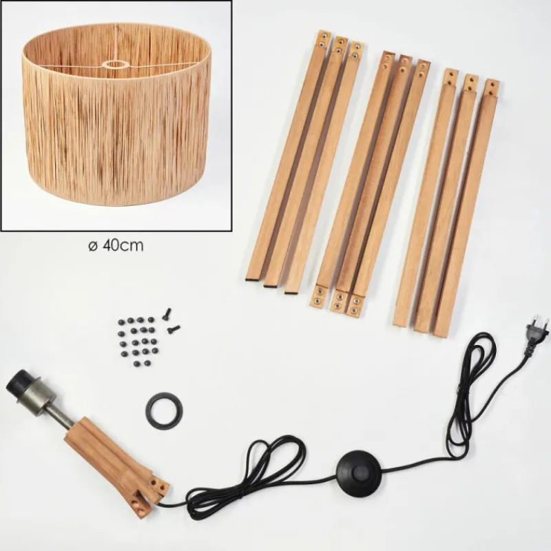 Luminaires Scandinaves-hofstein Granja Lampadaire Écru, 1 lumière