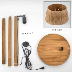 Luminaires Scandinaves-hofstein Granja Lampadaire Écru, 1 lumière