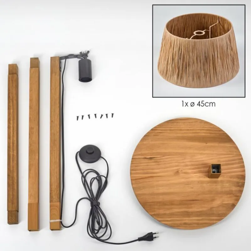 Luminaires Scandinaves-hofstein Granja Lampadaire Écru, 1 lumière