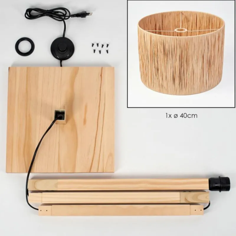 Luminaires Scandinaves-hofstein Granja Lampadaire Écru, 1 lumière