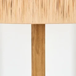 Luminaires Scandinaves-hofstein Granja Lampadaire Écru, Noir, 1 lumière