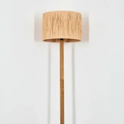 Luminaires Scandinaves-hofstein Granja Lampadaire Écru, Noir, 1 lumière