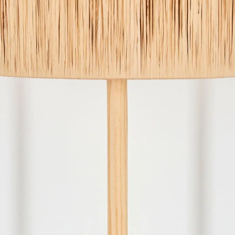 Luminaires Scandinaves-hofstein Granja Lampadaire Écru, Noir, 1 lumière