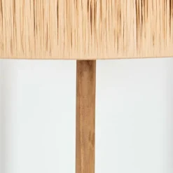 Luminaires Scandinaves-hofstein Granja Lampadaire Écru, Noir, 1 lumière