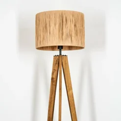 hofstein Granja Lampadaire, Liseuse Écru, Noir, 1 lumière