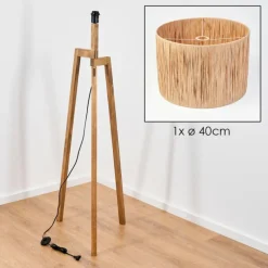 hofstein Granja Lampadaire, Liseuse Écru, 1 lumière