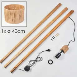 Luminaires Scandinaves-hofstein Granja Lampadaire, Liseuse Écru, 1 lumière