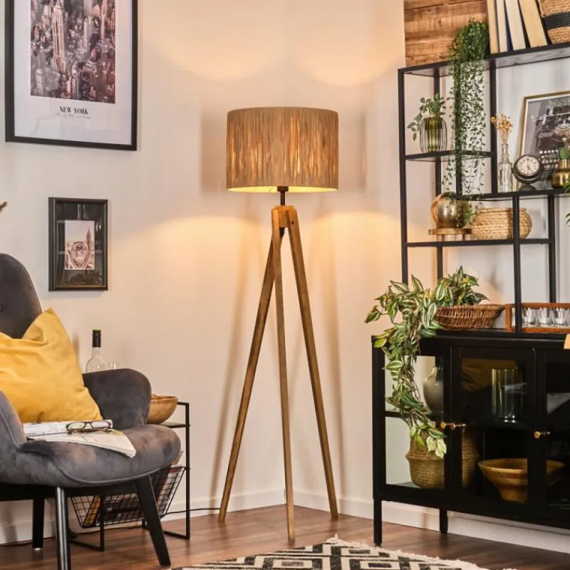 Luminaires Scandinaves-hofstein Granja Lampadaire, Liseuse Écru, 1 lumière