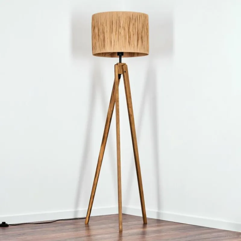 Luminaires Scandinaves-hofstein Granja Lampadaire, Liseuse Écru, 1 lumière