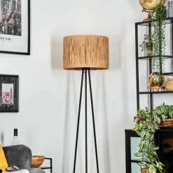 hofstein Granja Lampadaire Noir, 1 lumière