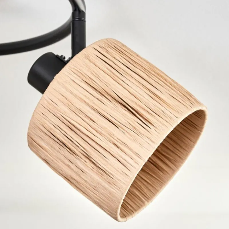 Luminaires Scandinaves-hofstein Granja Plafonnier Noir, 3 lumières