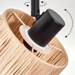 Luminaires Scandinaves-hofstein Granja Plafonnier Noir, 3 lumières