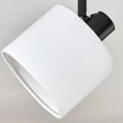 Lampes En Tissu-hofstein Granja Plafonnier Noir, 4 lumières