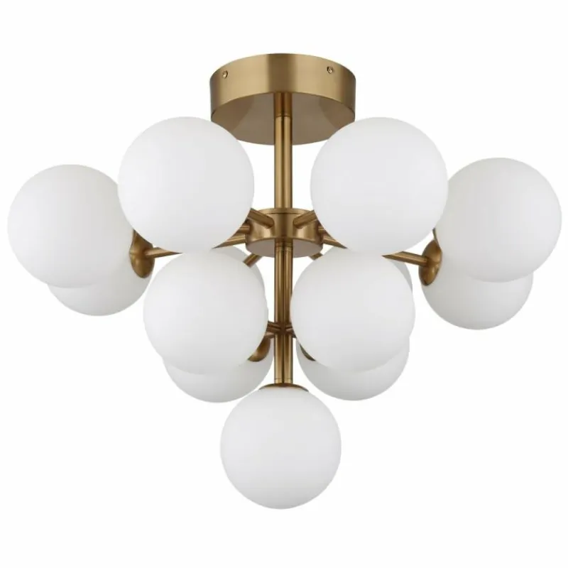 Luminaires Globo Lighting Grappy Plafonnier Or, 13 lumières