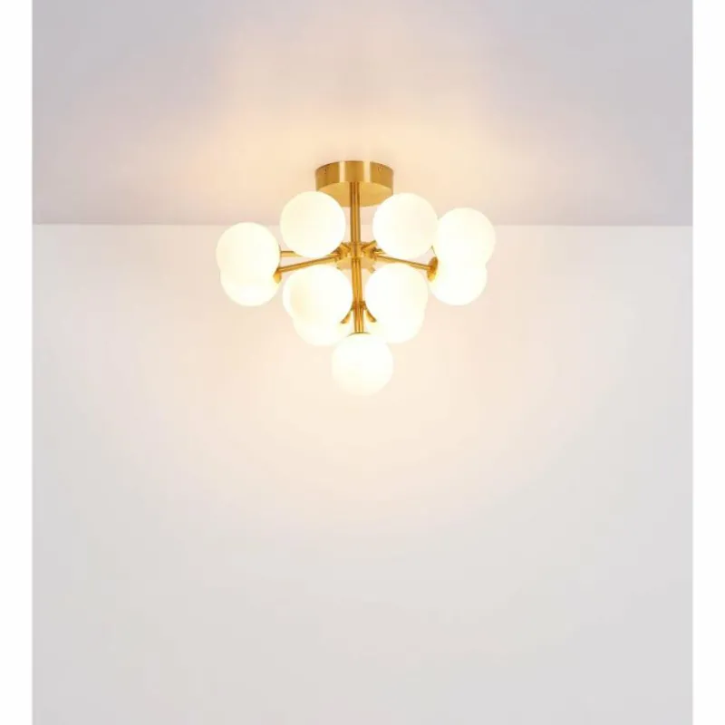 Luminaires Globo Lighting Grappy Plafonnier Or, 13 lumières