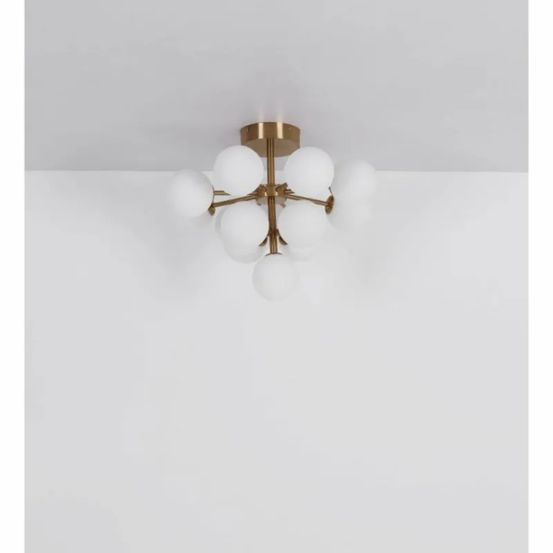 Luminaires Globo Lighting Grappy Plafonnier Or, 13 lumières