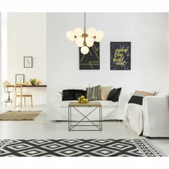 Luminaires Globo Lighting Grappy Suspension Or, 13 lumières